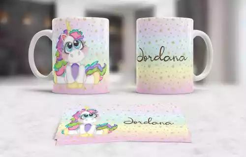 vectores plantilas UNICORNIO,NIÑA,